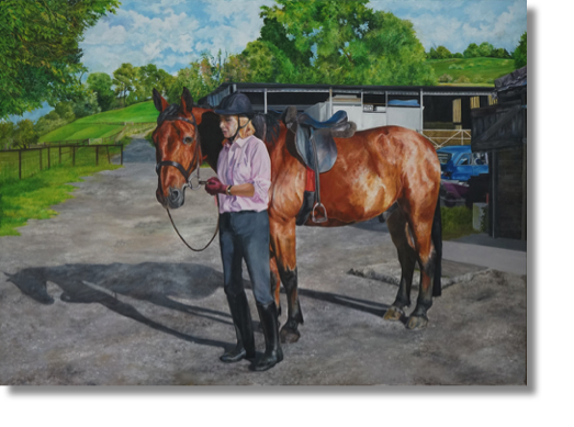 Self Portrait with Oz
oil on canvas
91 x 61 cm